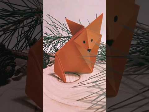 Origami Tiere für Anfänger 🦊 | Fuchs falten Anleitung einfach | Tiere falten aus Papier | Basteln