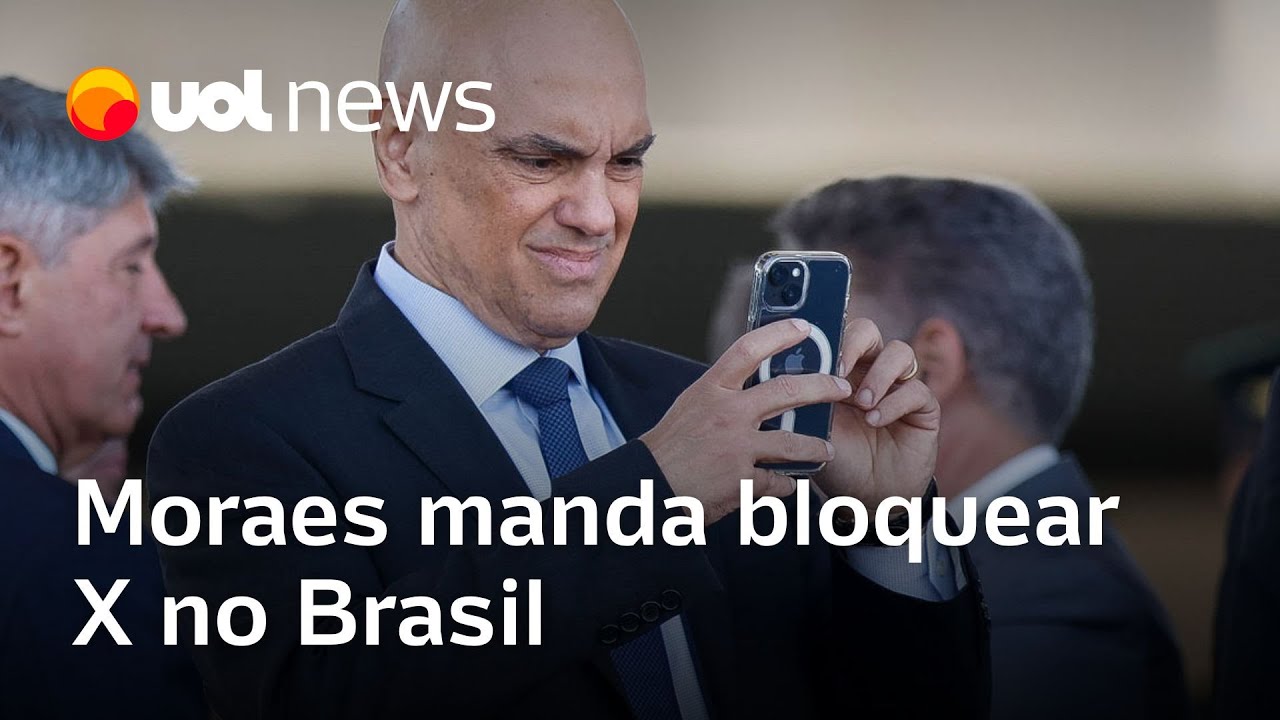 Moraes manda suspender X no Brasil após empresa não cumprir intimação