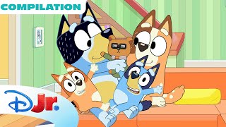 BLUEY MINISODE COMPILATION | Drums, Browny Bear & MORE! | @disneyjr