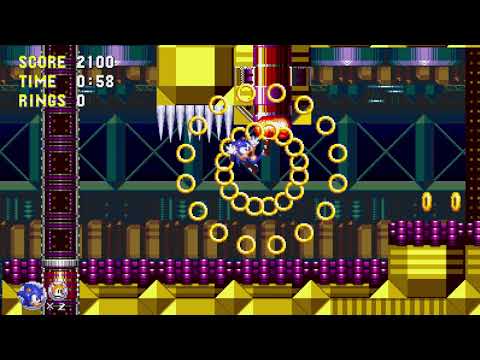 Sonic Triple Trouble 16-Bit Tidal Plant Act 1 Speedrun | 4:02 Game Time