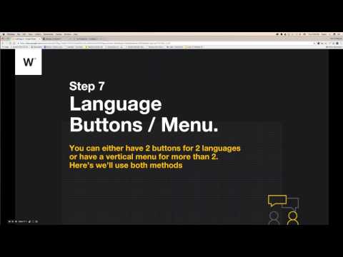 Weby'nar Snippet: Multilingual Site - Switch Between Languages