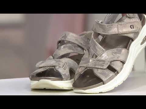 Earth Leather Adjustable Sandal - Cedar Kushma on QVC