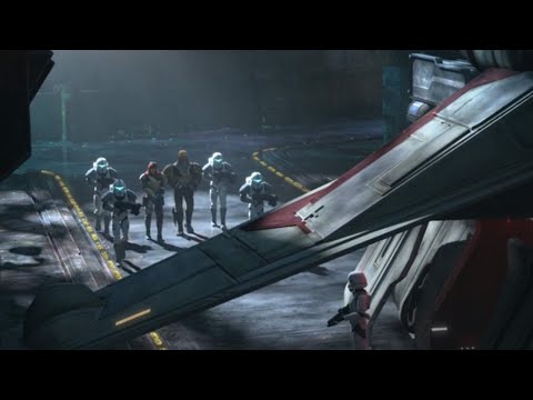 Echo saves Hunter and Wrecker - Bad Batch Season 2 Episode 16