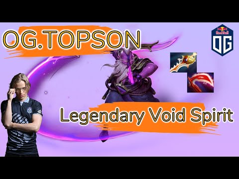 TOPSON Legendary Void Spirit  - TI Champion Divine Rapier | Dota 2 Pro Gameplay