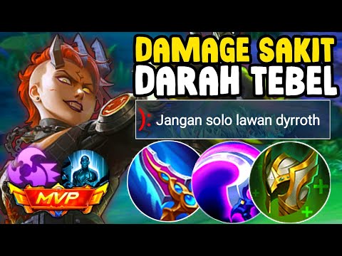Darah Tebel Damage Sakit!! Build Dyrroth Tersakit 2023 - Item Dyrroth Tersakit 2023