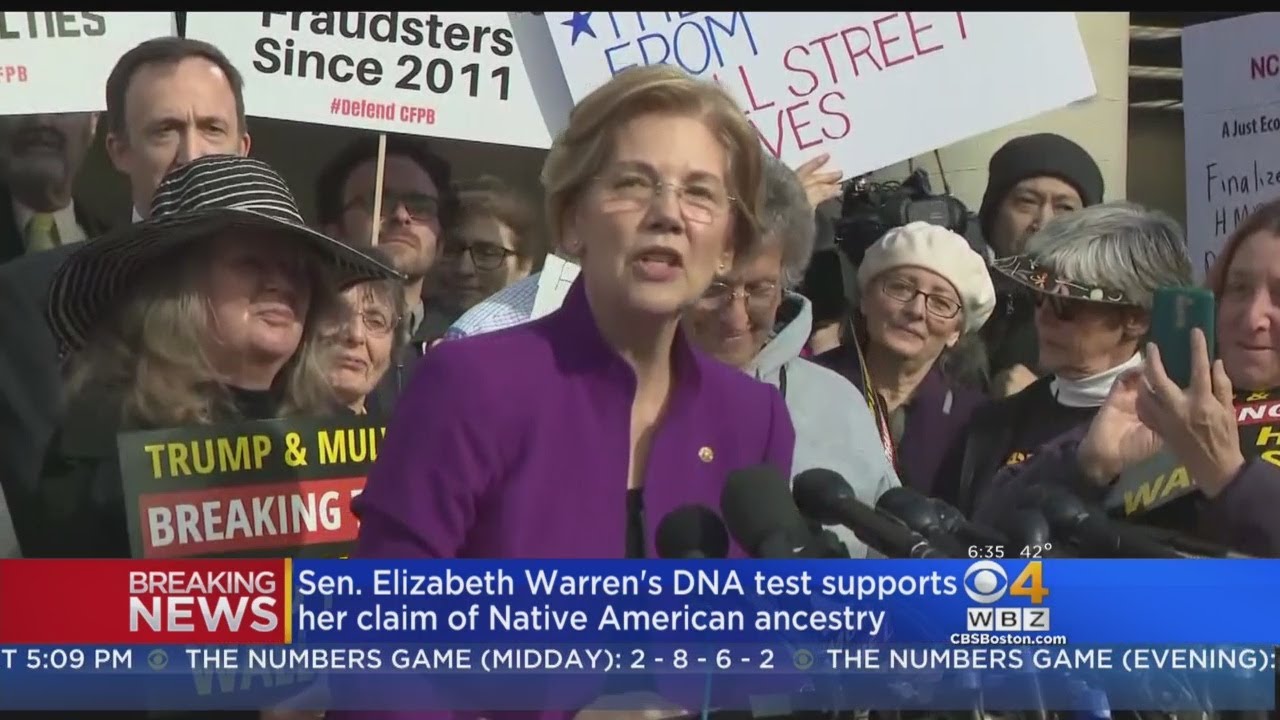 Elizabeth Warren Releases DNA Test On Native American Heritage