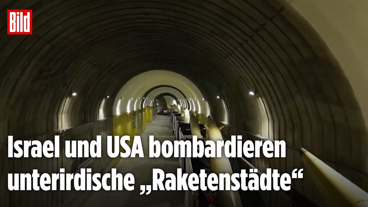 BUNKER-BEBEN: Irans Raketenfestung unter Dauerbeschuss
