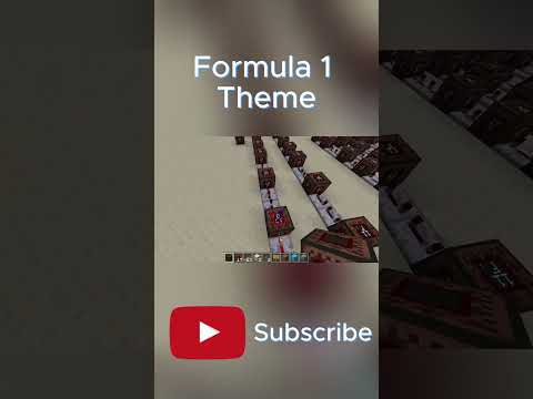 INSANE Formula 1 Theme on Minecraft!