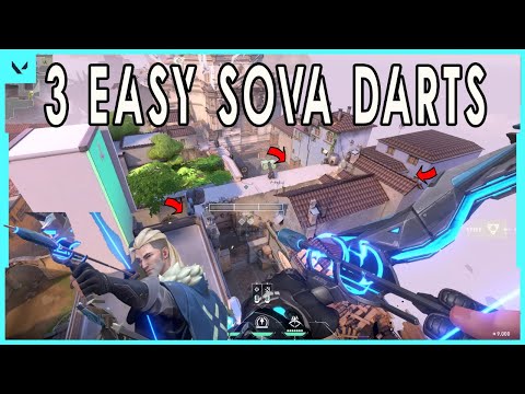 VALORANT | 3 CRAZY SOVA LINEUPS DARTS (Easy) TUTORIAL | ASCENT #1