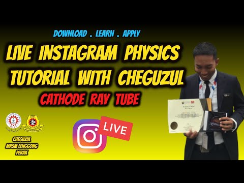 LIVE IG CATHODE RAY TUBE | PROCESS INVOLVED | DRAWING OF CRT | PHYSICS FORM 5 |