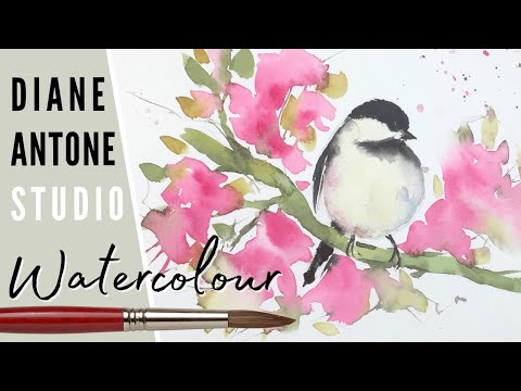 CHICKADEE WATERCOLOR TUTORIAL