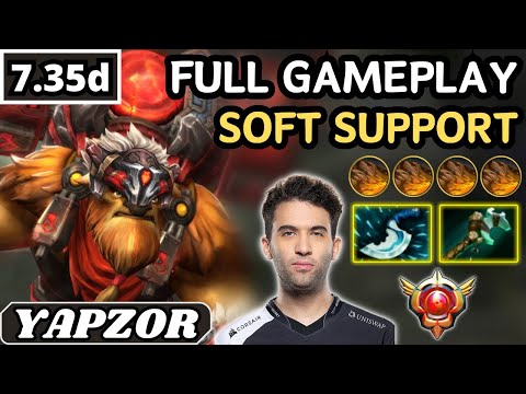 10900 AVG MMR - Yapzor EARTHSHAKER Soft Support Gameplay 22 ASSISTS - Dota 2 Full Match Gameplay