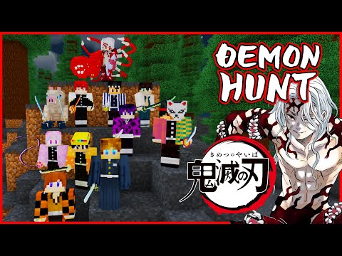 Minecraft Demon King VS 10 Slayers | Muzan Edition