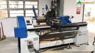 Máy tiện CNC Woodmaster | Máy tiện gỗ nạp phôi tự động