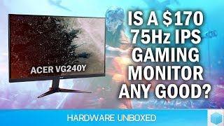 Video thumbnail for Budget $170 IPS Gaming Monitor: Acer Nitro VG240Y Review by Hardware Unboxed