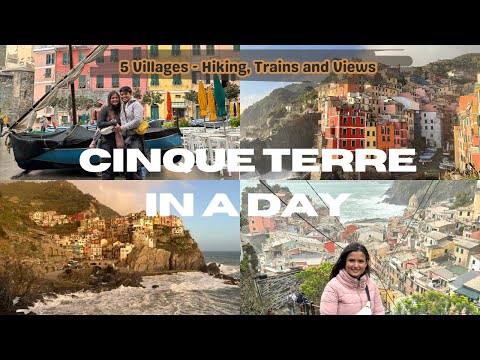 Cinque Terre in a Day | All 5 Villages | 4K Hiking & Walking Tour | Cinque Terre from La Spezia