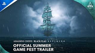Assassin's Creed Black Flag Resynced - Summer Game Fest Trailer | PS5 Games