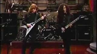 Megadeth - Train Of Consequences (Live 1994 David Letterman Show)