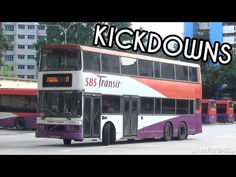 [SBST] (Retired) ZF Kickdowns - SBS9617M on Service 21 - Volvo Olympian Batch 3