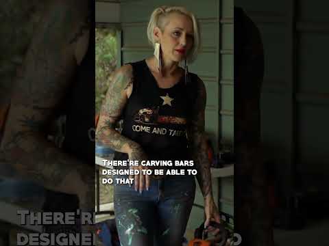 What kind of chainsaws do sculptors use?