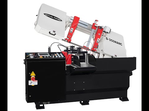 Prévia do vídeo — Serra de fita automática pivotante Actual Power S-350HANC