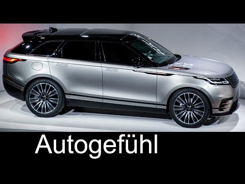 Range Rover Velar Reveal Preview: Exterior, development testing & interior feature