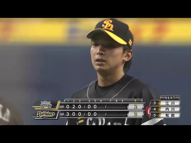 【5回裏】ホークス・東浜 全球ストレート勝負でピンチ脱出!! 2016/9/9 Bs-H