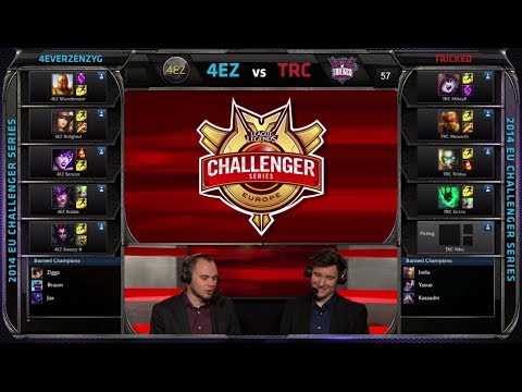 4EVERZENZYG vs TRICKED | S4 EU Summer 2014 Challenger Series #2 Play-ins | 4EZ vs TRC
