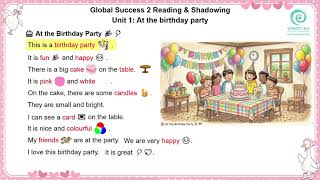 GS2 U1: At the birthday party