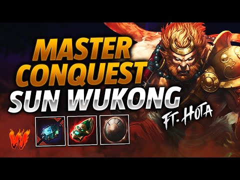 SUN WUKONG, LO QUE METE EL MONITO NO ES NORMAL ft. Hota - Warchi - Smite Master Conquest