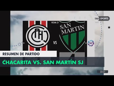 Resumen de Chacarita vs San Martín SJ (1-4) | Fecha 27 - Superliga Argentina 2017/2018
