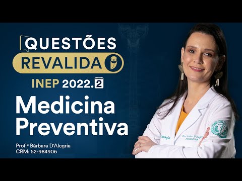 Questões de Medicina Preventiva para o Revalida INEP 2022.2