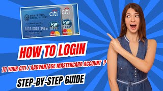 How to Login Citi / AAdvantage Mastercard Account  - Step by Step Guide