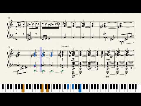 PIANO EXERCISE - EXPERIMENTAL SCHERZO- SCHERZANDO, LEGGIERO MA POCO A