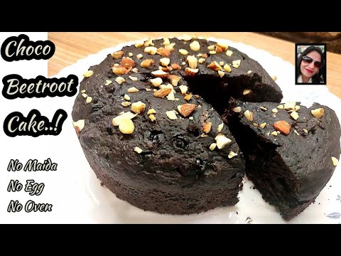 Chocolate Beetroot Cake | Whole Wheat Cake | Eggless Cake | Healthy Cake Recipe | Charu Cooks