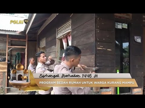POLRES ACEH TIMUR GELAR PROGRAM BEDAH RUMAH