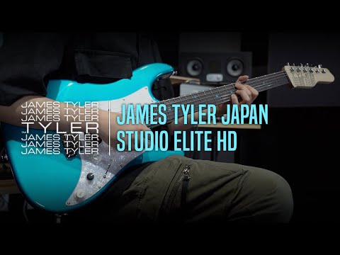 James Tyler Japan Studio Elite HD HSS-Black Shmear with Purple Tint Semi Gloss w/Black Headstock, Black PG, Midboost & Bypass Button image 9