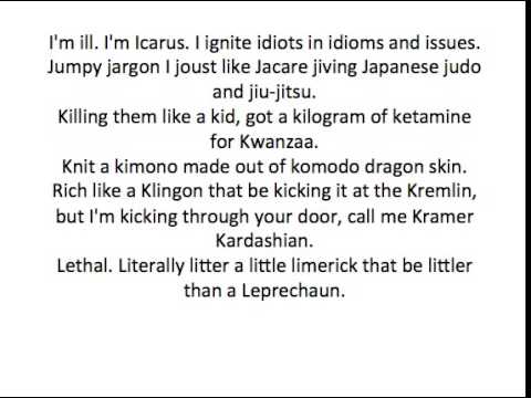 Alphabet Insanity Mac Lethal REQUEST!