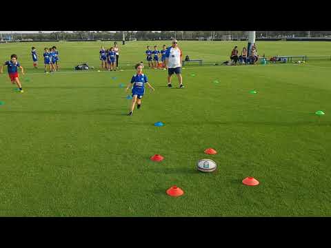 Rugby école exercice Les relais