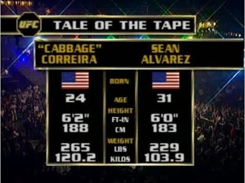 Wesley Correira vs Sean Alvarez full fight