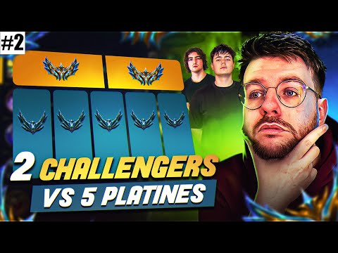 2 CHALLENGERS VS 5 PLATINES ! LA REVANCHE DE MAT ET BOOSHI ! LA GAME EST INCROYABLE