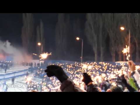 Oprawa dla Śp. Gerarda Cieślika podczas 100 Derbów Śląska