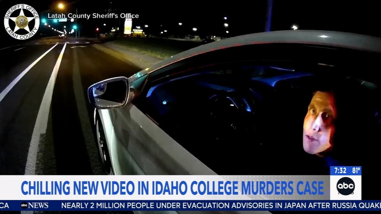 Chilling new video released of Bryan Kohberger in Idaho college murders case