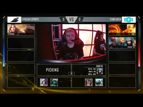 Epsilon vs Team Eager -  Quarterfinals Game 1 (MLG Smite Proleague Season 1 Finals)