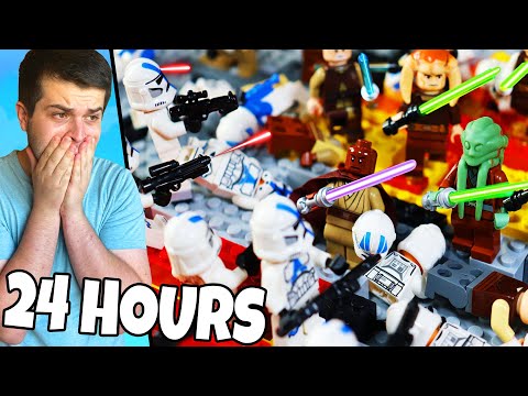 I built the Largest LEGO Order 66 Battle in 24 Hours...