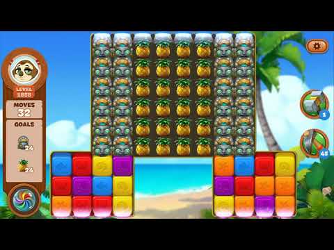 Lost Island Blast Adventure Level 1858 NO BOOSTERS - A S GAMING ✔️