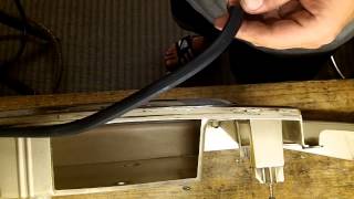Mazda 626 - License Plate Panel Swap (Removing Trunk Lights)