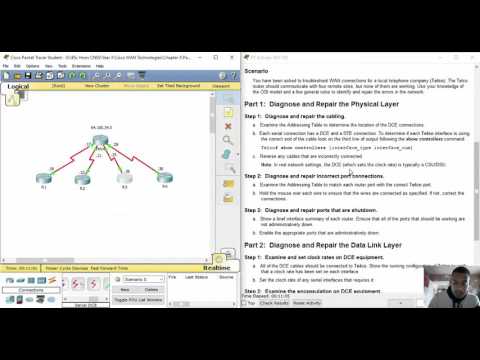 Troubleshooting Serial Interfaces CCNA 3.1.2.7