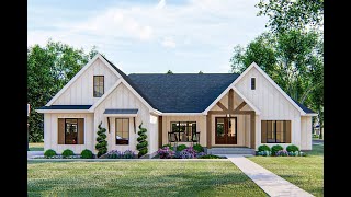 Architectural Designs Country Craftsman House Plan 62835DJ Virtual Tour with Interior Walkthrough!