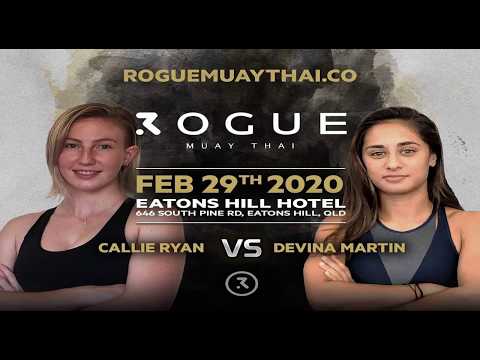 Rogue Muay Thai Callie Ryan vs Devina Martin